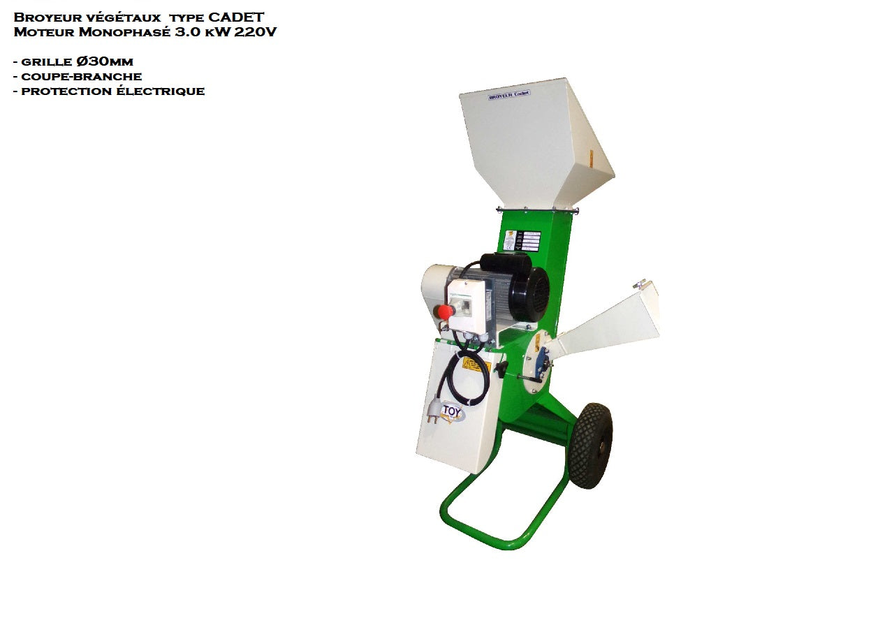 BROYEUR CADET 3KW 220V