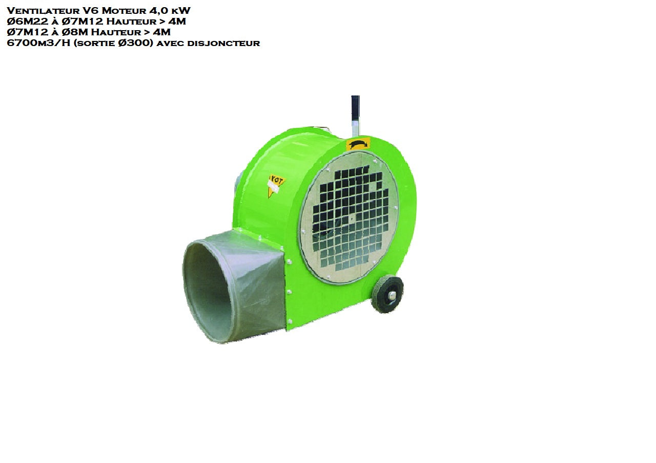 Ventilateur V6  4KW