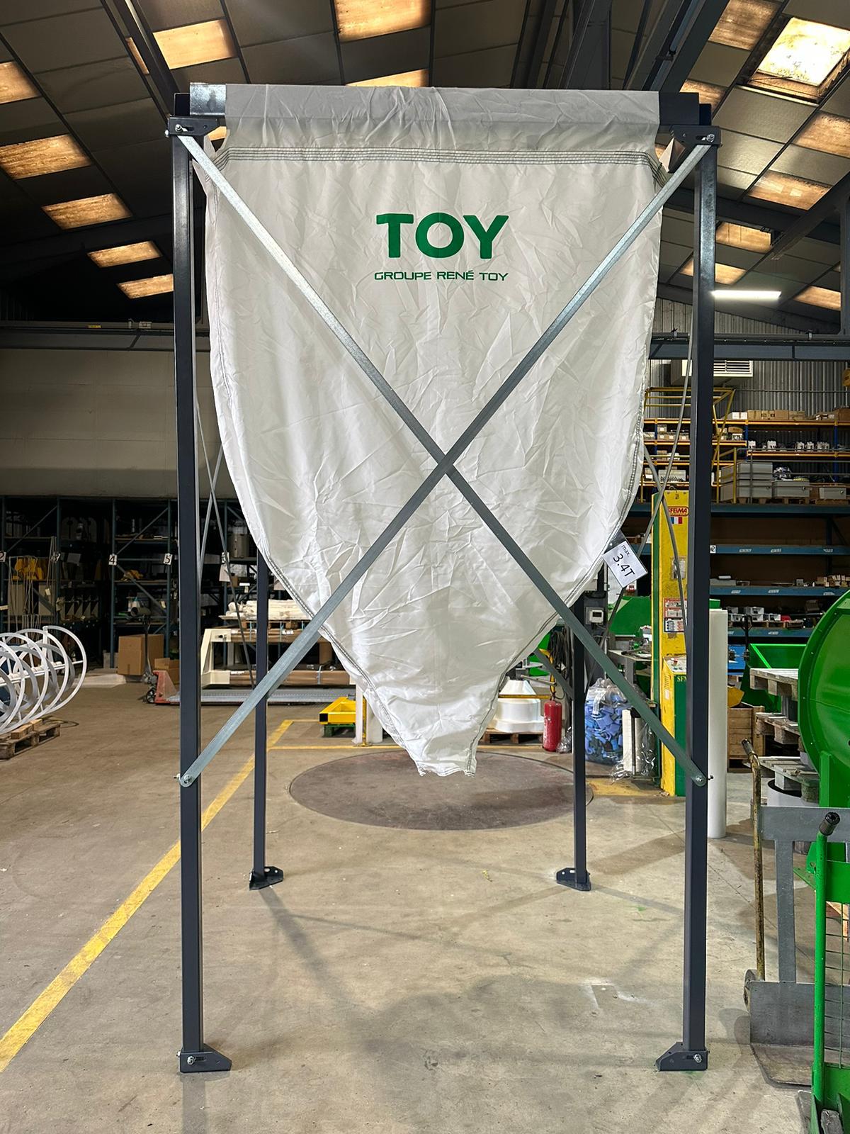 Toile silo 6m³ + Charpente métallique
